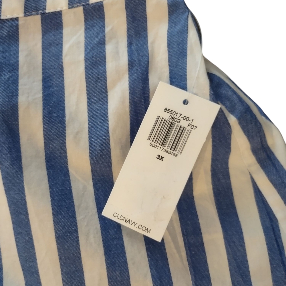 Old Navy Modern Hourglass Striped Skirt NWT - Picture 4 of 12